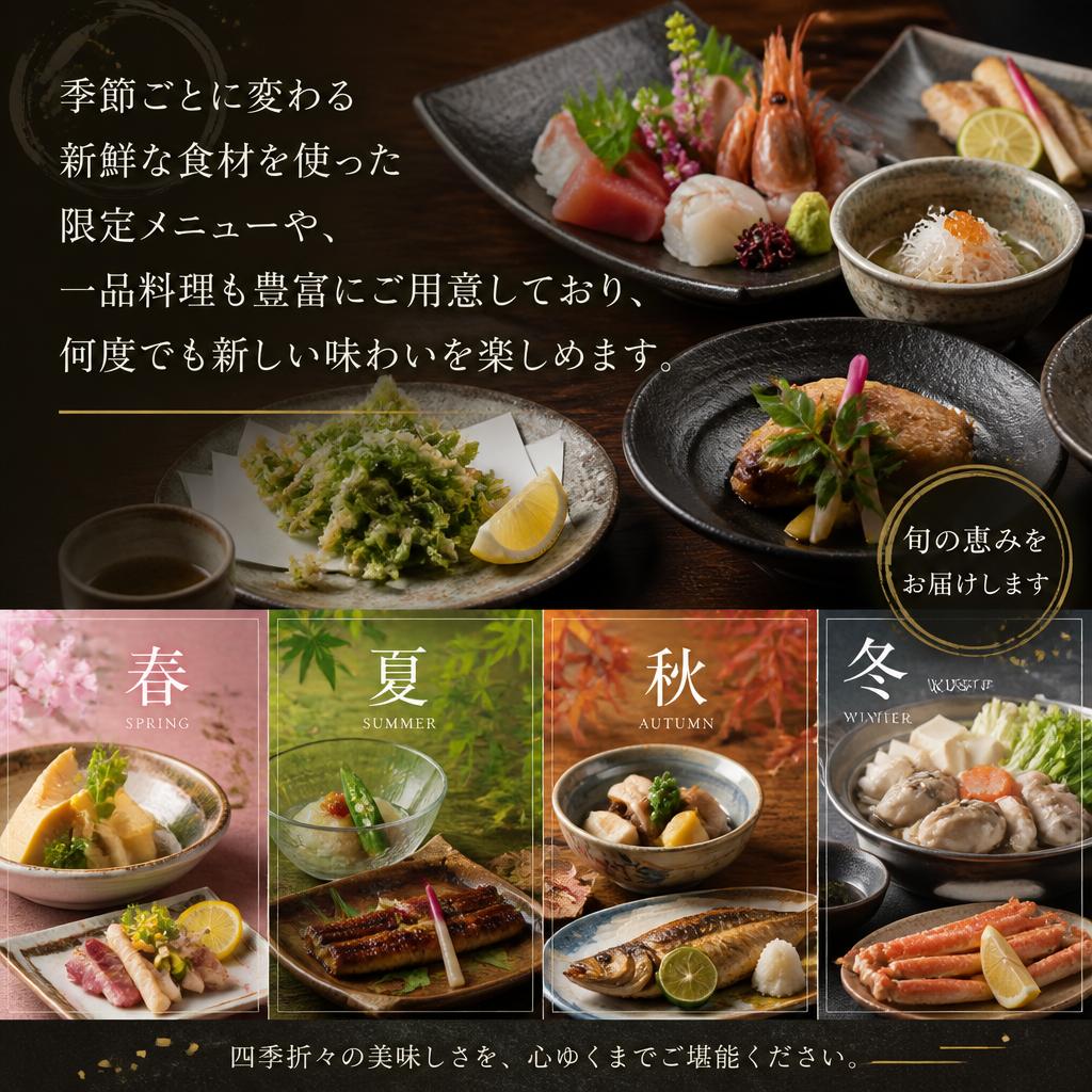 季節ごとの特別メニュー