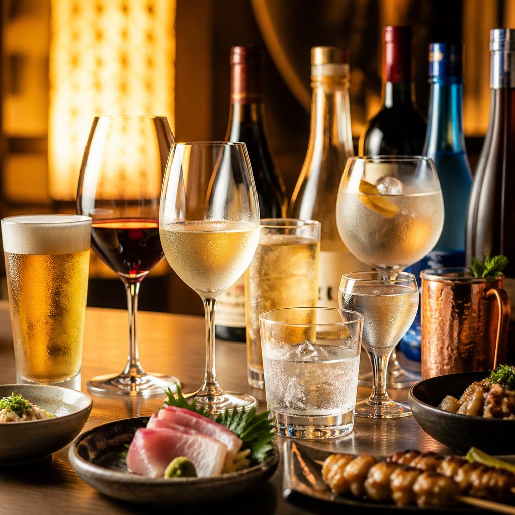 飲み放題コースの充実